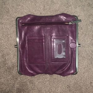 Purple Hobo clutch